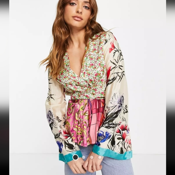 ASOS Tops - River Island Mix Print Top